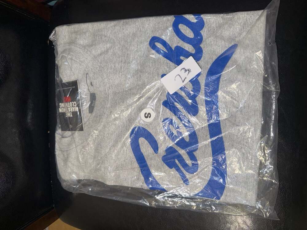 The Marathon Clothing Crenshaw Graphic T-Shirt Grey/Royal Blue